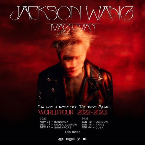 jackson wang tour 2023 setlist|Jackson Wang Average Setlists of year: 2023 